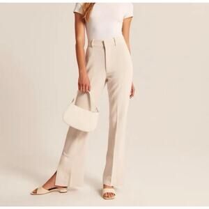 Abercrombie & Fitch Split Hem Flare Trouser Womens Workwear Pants Size 6/28